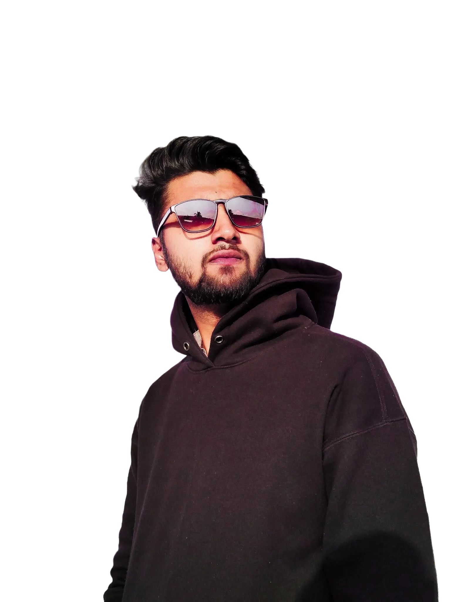 Portrait of Mir Ahadul Islam, author, filmmaker, musician